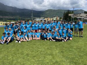Ragazzi al palio d'atletica