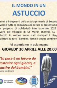 Locandina progetto solidale